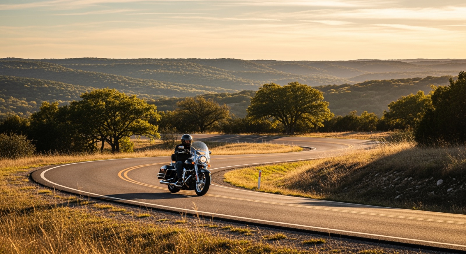 Best Motorcycle Rides Near Dallas-Fort Worth and Across Texas, and How to Ride Them Safely
